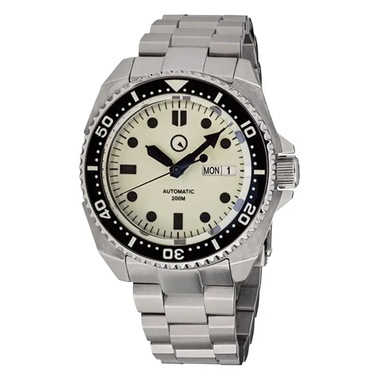 Islander Luminous Dial Automatic Dive Watch with AR Double-Dome Sapphire Crystal, and Luminous Ceramic Bezel Insert #ISL-26