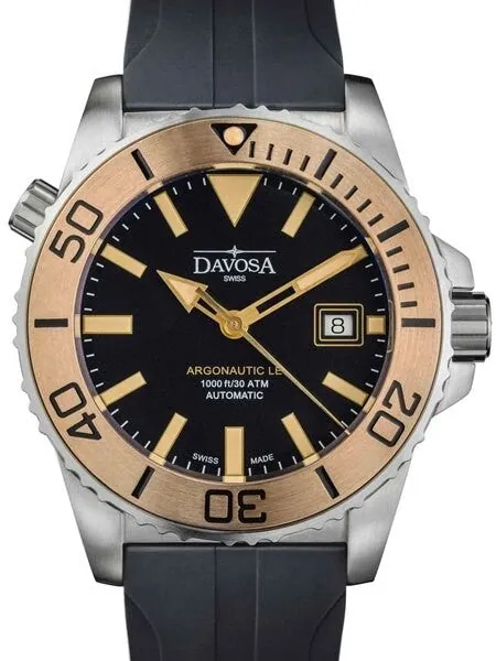 Davosa Argonautic Limited Edition Swiss Automatic 300 Meter Dive Watch with Bronze Bezel Insert #16152655