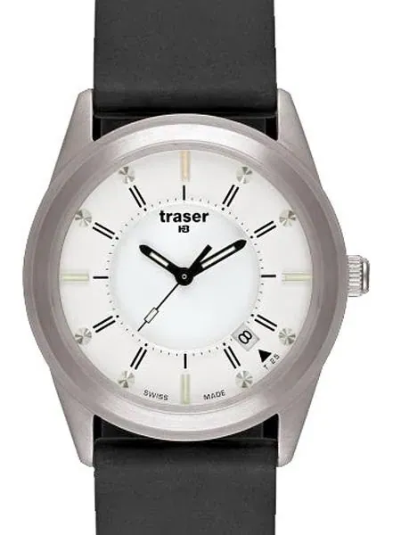Traser Classic Translucent Dial, Silicone Strap Quartz Watch T4302.84C.E3A.08