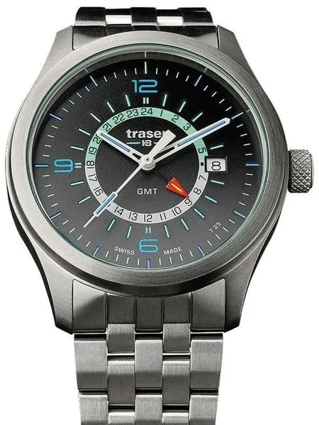 Traser P59 Aurora GMT, Dual-Time Watch with an Anti-Reflective Sapphire Crystal #107232
