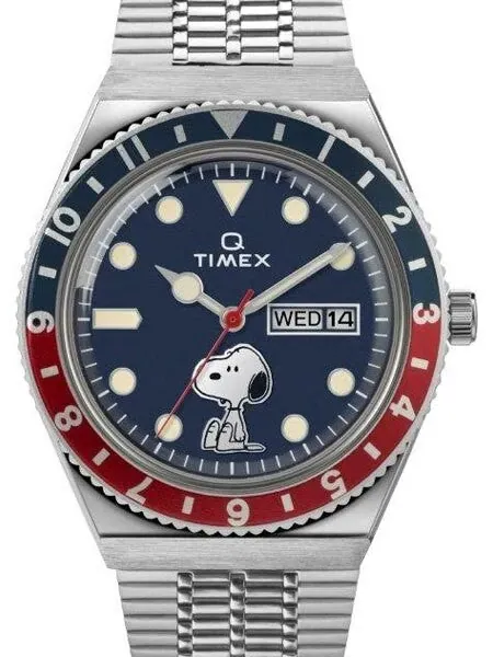 Q Timex Reissue of 1970's 38mm Stainless Steel Bracelet Watch #TW2U71300ZV