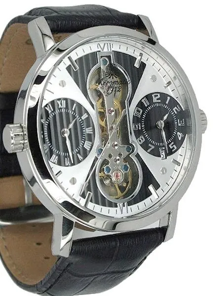 Aeromatic 1912 Semi-Skelton Watch with Three Movements #A1364