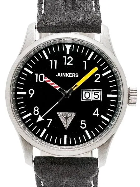 Junkers JU-52 Big Date Watch with Aviator Instrument Style Hands #6262-2