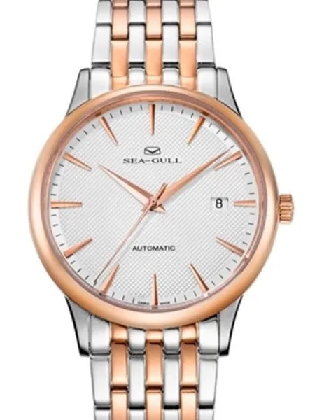Sea-Gull 39mm Automatic Dress Watch with Bracelet and Sapphire Crystal #217.364