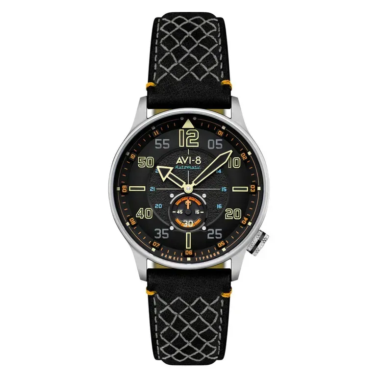 AVI-8 Hawker Typhoon Baldwin Automatic Cool Black Dial #AV-4119-01