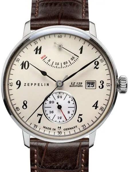 Scratch and Dent - Graf Zeppelin LZ129 Hindenburg Automatic Watch with Power Reserve #7060-4-SND1