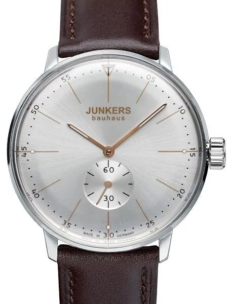 Junkers Bauhaus Swiss Mechanical Watch with Domed Hesalite Crystal #6032-5