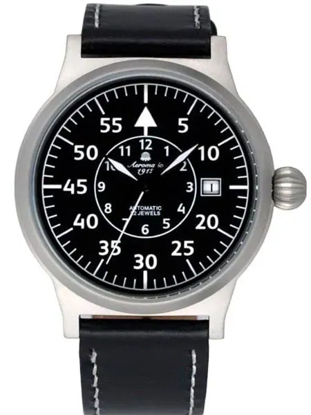 Aeromatic 1912 Beobachter Aviator Automatic Watch with Onion Crown #A1353