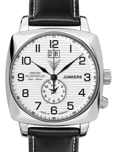 Junkers 1st Atlantic Flight Dual Time, Big Date Watch #6440-1