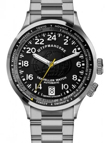 Sturmanskie Traveler 24-Hour Time Automatic Watch with World City Inner Bezel #2255288