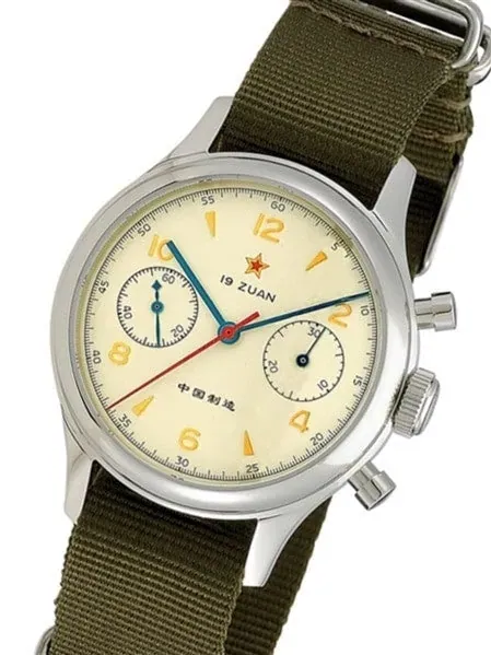 Scratch and Dent - Seagull 1963 Hand Wind Mechanical Chronograph with Sapphire Crystal #6345G-2901 8