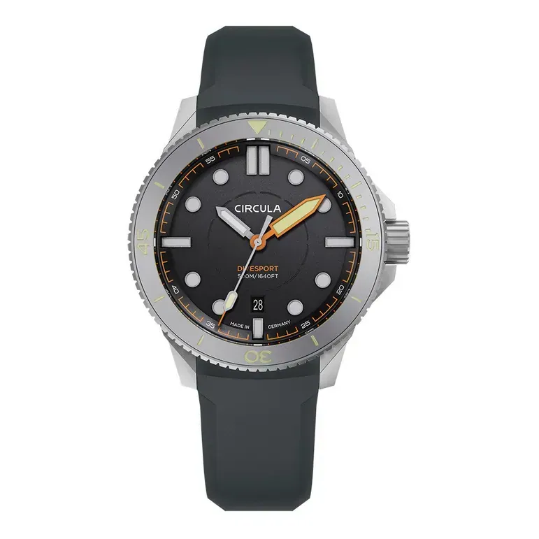 Circula DiveSport Titanium Automatic Dive Watch with Black Dial #DE-TR-ST