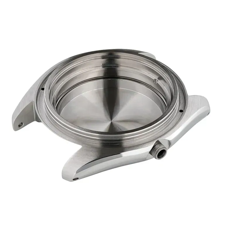 SKX007 Replacement stainless steel case with 3:00 crown with no crown guards #CASE-04