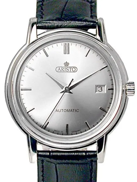 Aristo 4H142 Classic Silver PFORZHEIM Classic Swiss Automatic Dress Watch