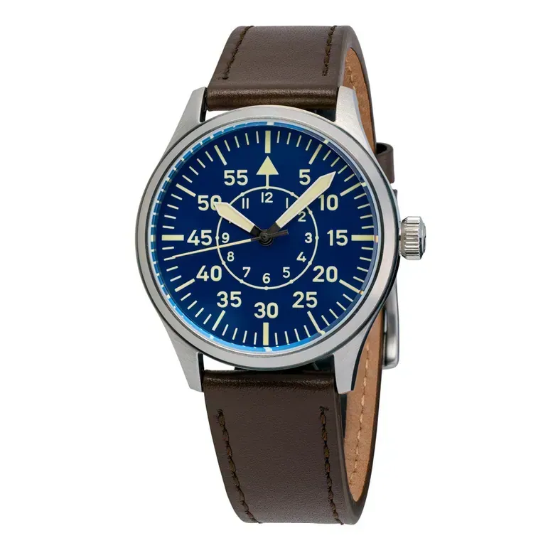 Islander 39mm Automatic Pilot watch with Blue Dial and Sapphire Crystal #ISL-110