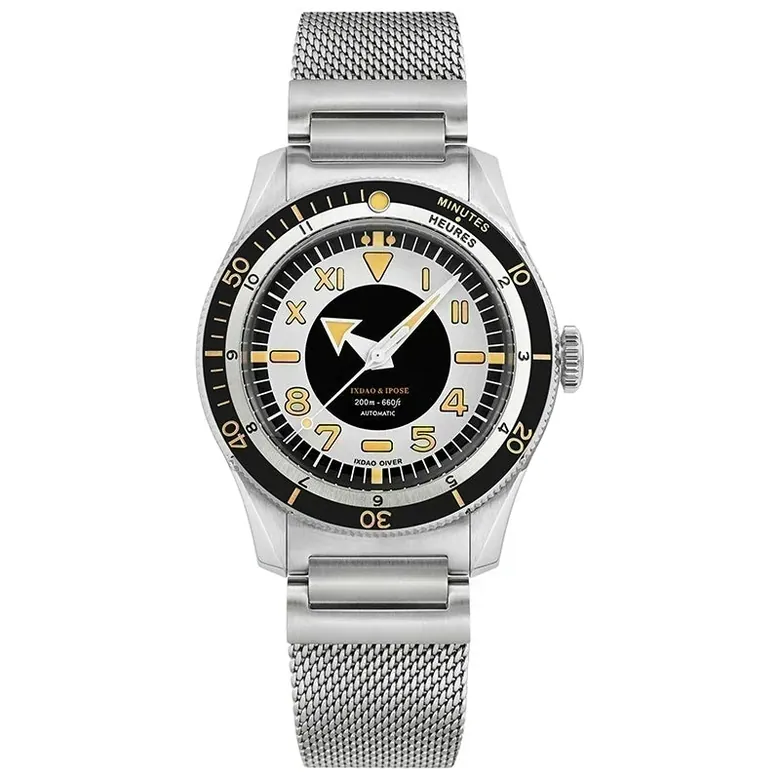 IXDAO 5305 Elegant Professional Dive Watch V3-California Yellow Dial
