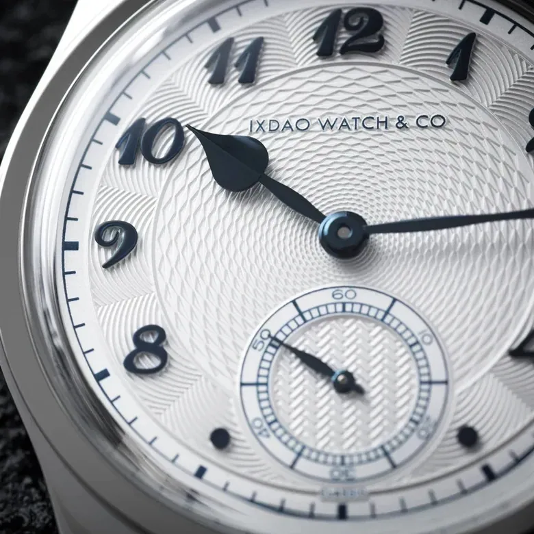 IXDAO 36.8mm VD78 Quartz Dress Watch White Dial Blue Hands