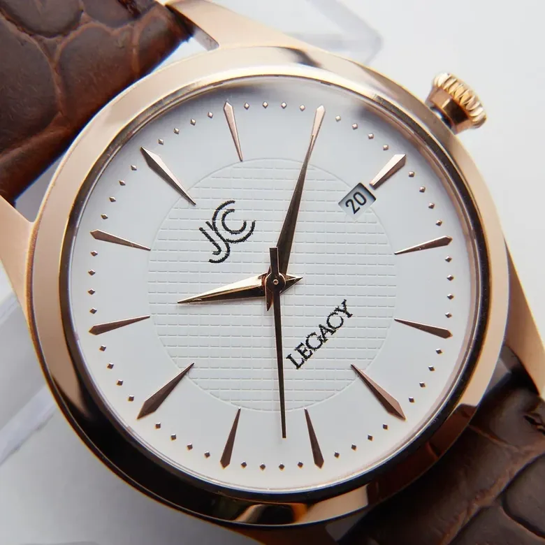 Legacy Rose White Dress Watch