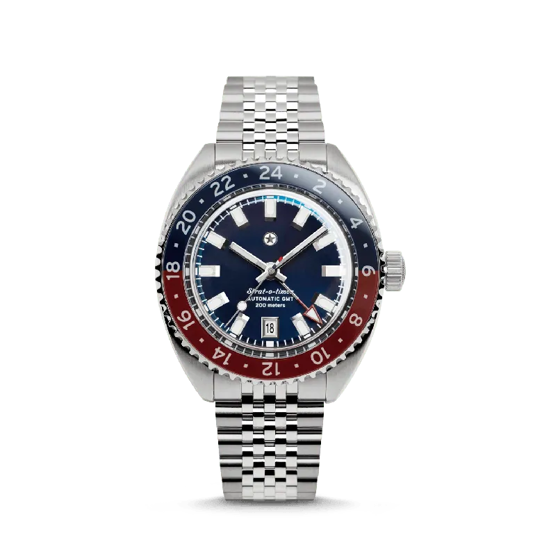 Strat-o-timer GMT: Americana (Sapphire Bezel)