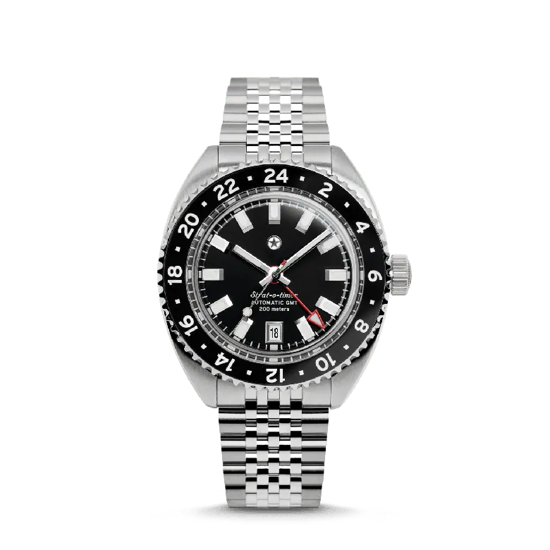 Strat-o-timer GMT: Black Tie