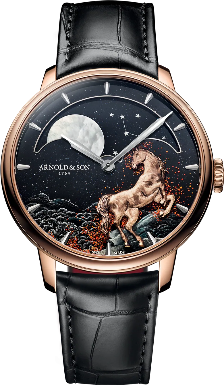 Perpetual Moon 41.5 Red Gold “Year of the Horse”