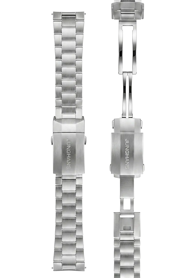 Stainless steel bracelet with diver's clasp and extension