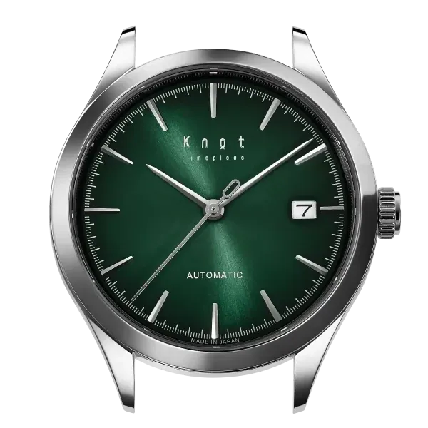 Maker's Watch Knot Premium Automatic Date AT-38 Reflection Color Edition Green AT-38SVGGN Made in Japan