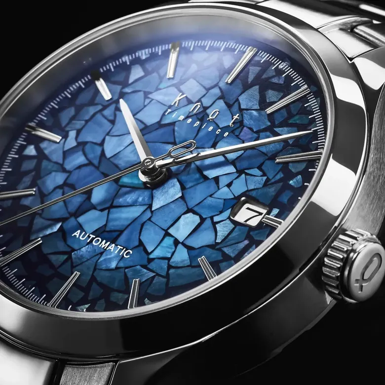 Premium Automatic Chronograph TAKUMI Collection Raden – Blue Glacier
