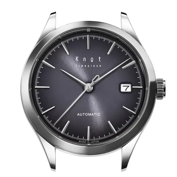 Maker's Watch Knot Premium Automatic Date AT-38 Reflection Color Edition Gray AT-38SVGGR Made in Japan