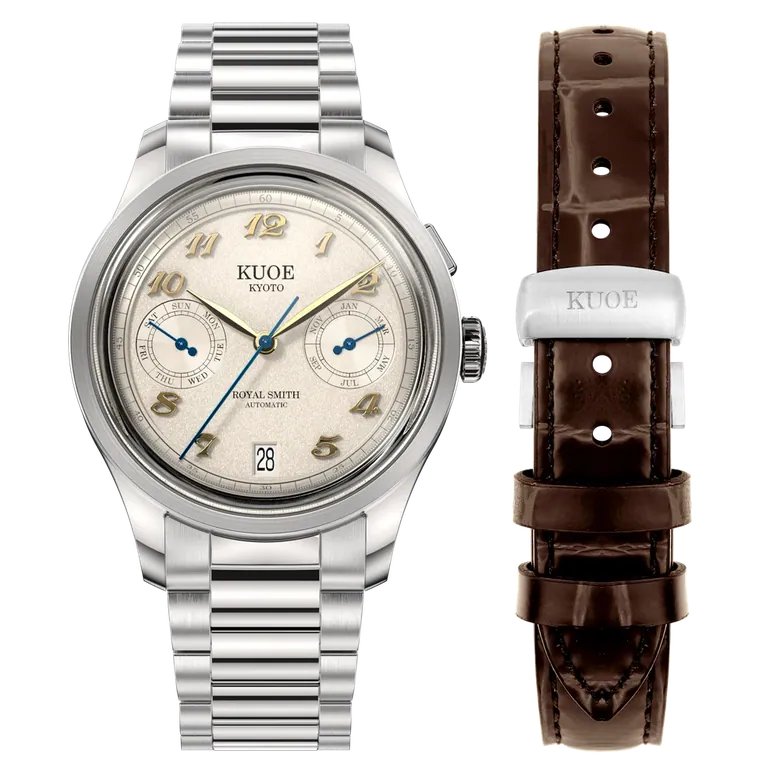 ROYAL SMITH 90-010 Automatic Ivory x Grainy Finish Dial