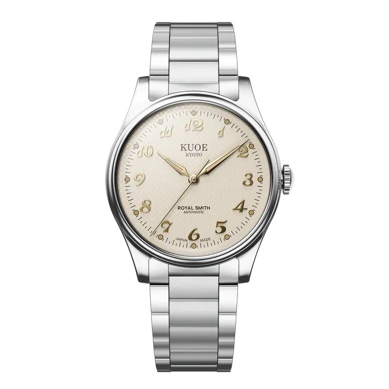 ROYAL SMITH 90-006 Breguet Numerals Silver Case Ivory Dial