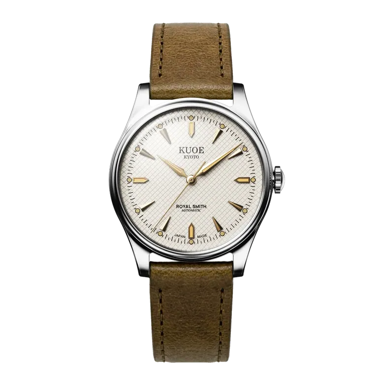 ROYAL SMITH 90-006 Silver Case Ivory Dial