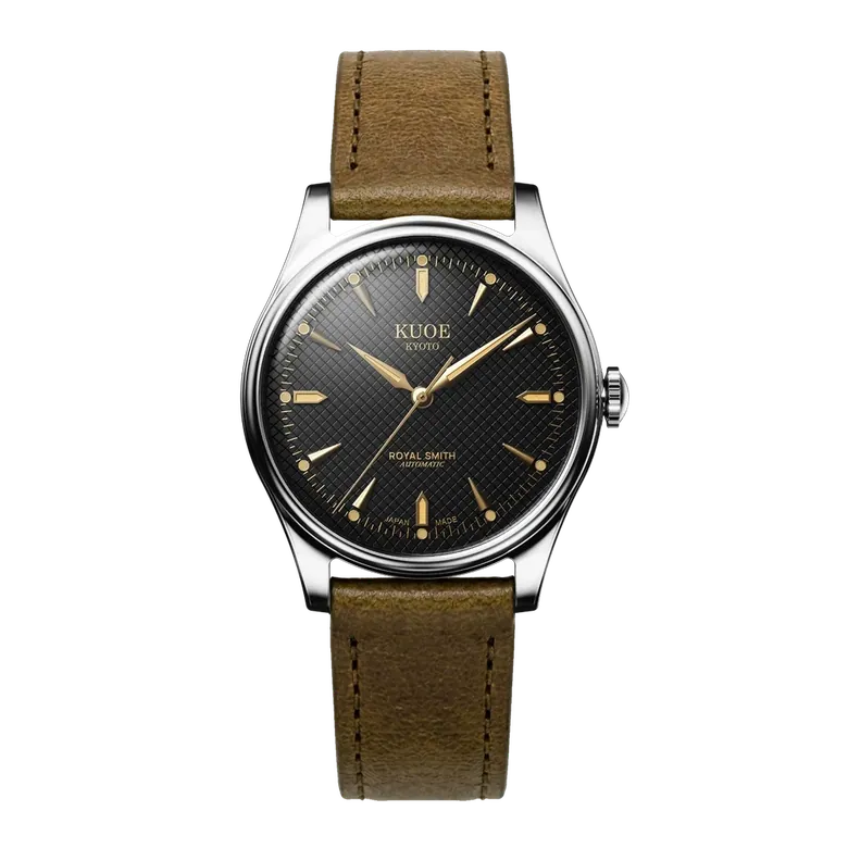 ROYAL SMITH 90-006 Silver Case Black Dial