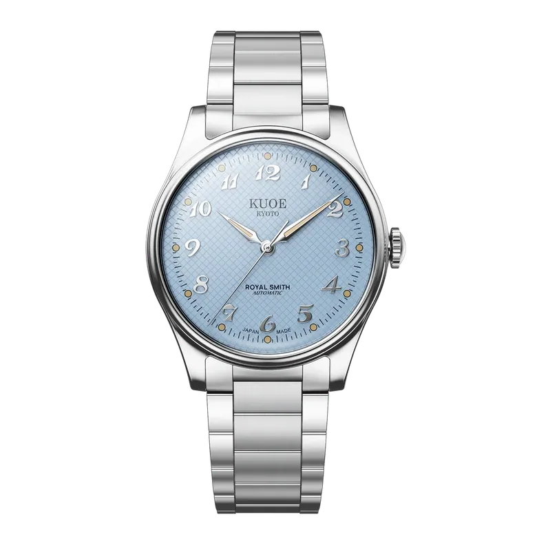 ROYAL SMITH 90-006 Breguet Numerals Silver Case Blue Dial