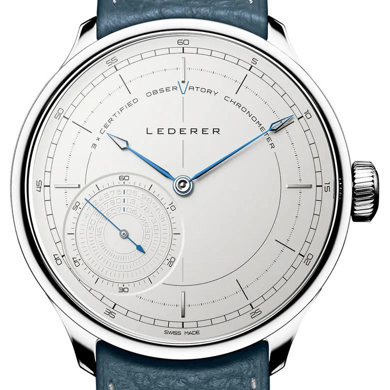 Bernhard Lederer, 3 Times Certified Observatory Chronometer