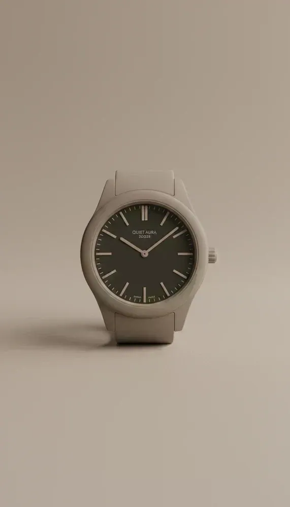 Taupe Ceramic Watch