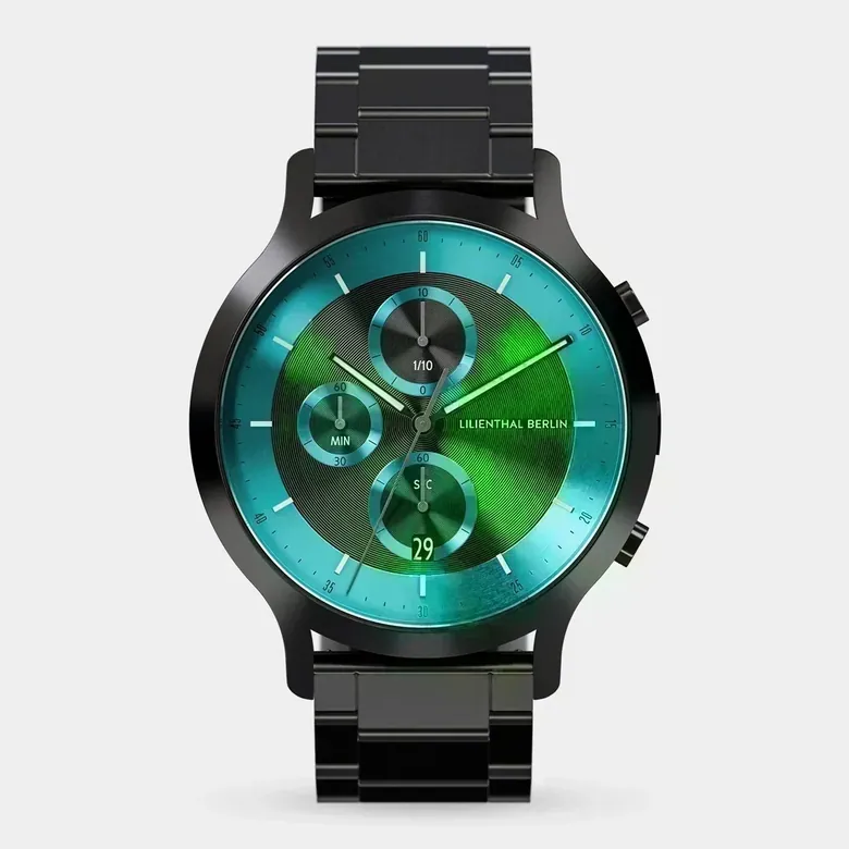 Chronograph LP - Black Cyan