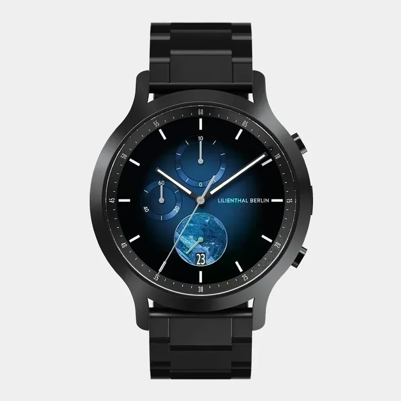 Chronograph Meteorite - Blue Flare