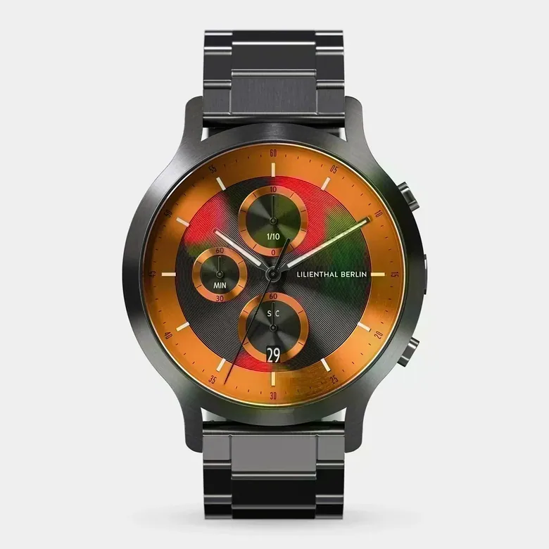 Chronograph LP - Dark Silver Orange