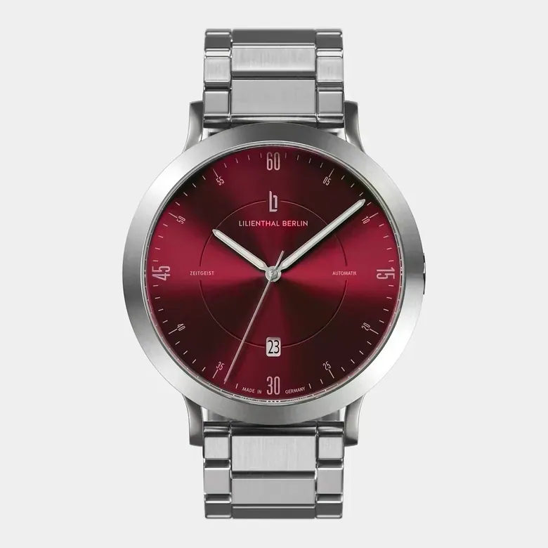Zeitgeist Automatik - Silver Bordeaux