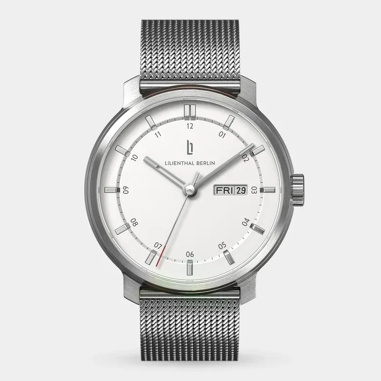Neolux Day Date - Silver White