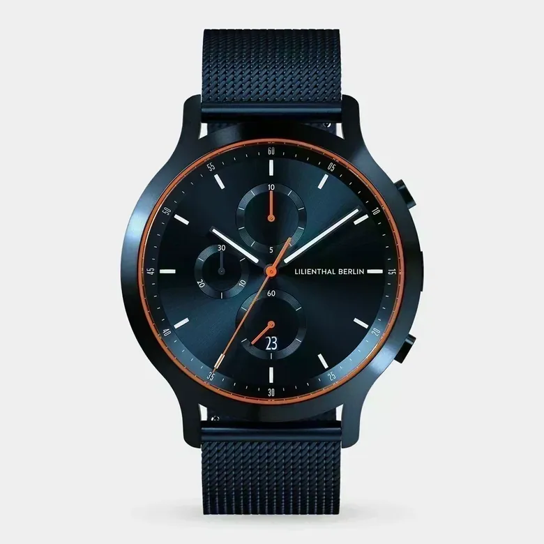 Chronograph - Blue Orange