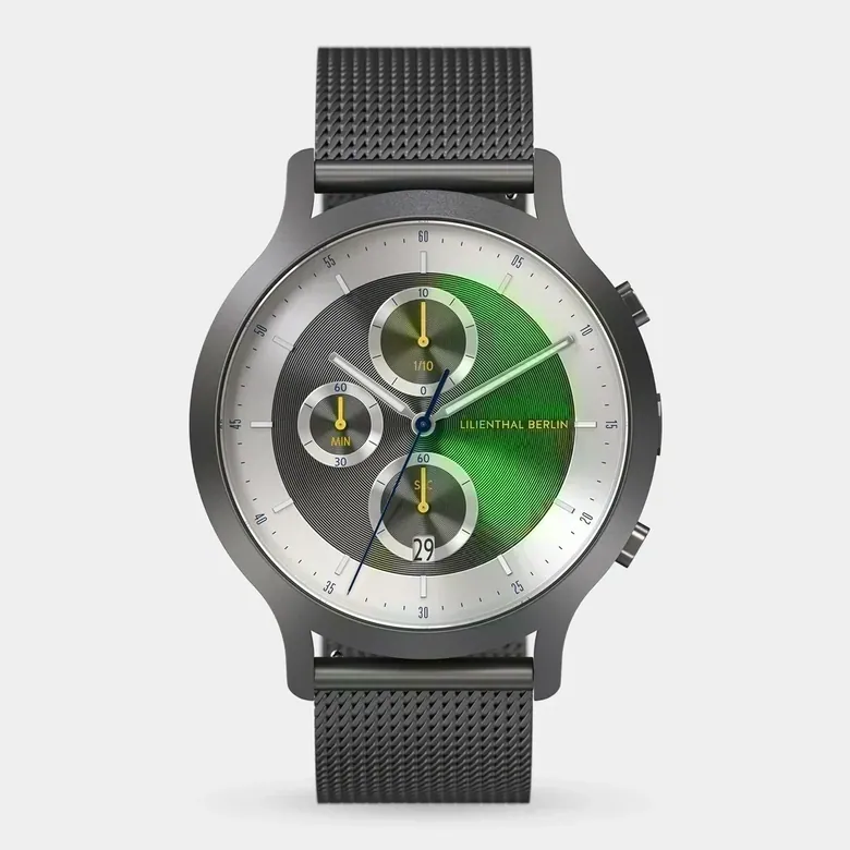 Chronograph LP - Dark Silver White