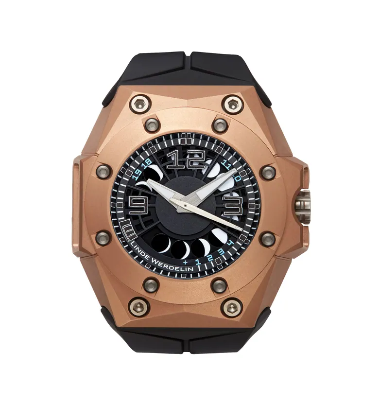 Oktopus Moon Gold Black Ink — Linde Werdelin