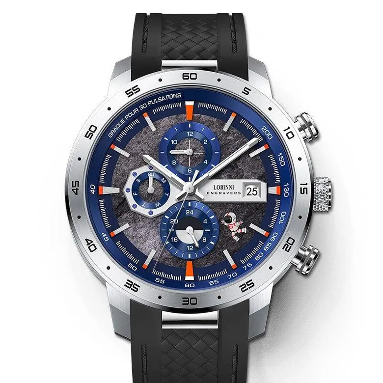 LOBINNI 2022 New Men&amp;#39;s Sports Mechanical Watches Top Brand Sapphir