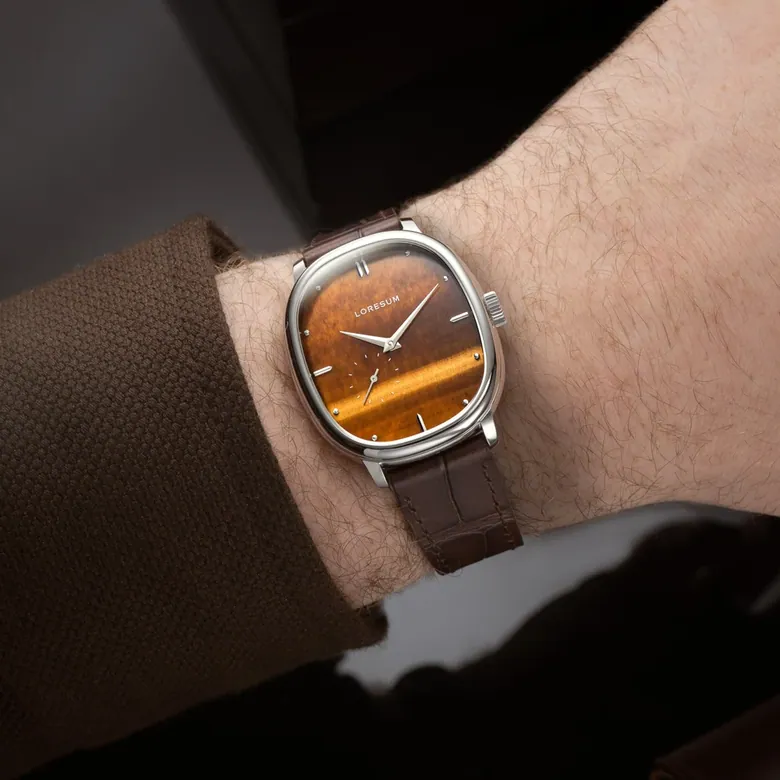 LS06 - Tiger's eye - Stainess Steel