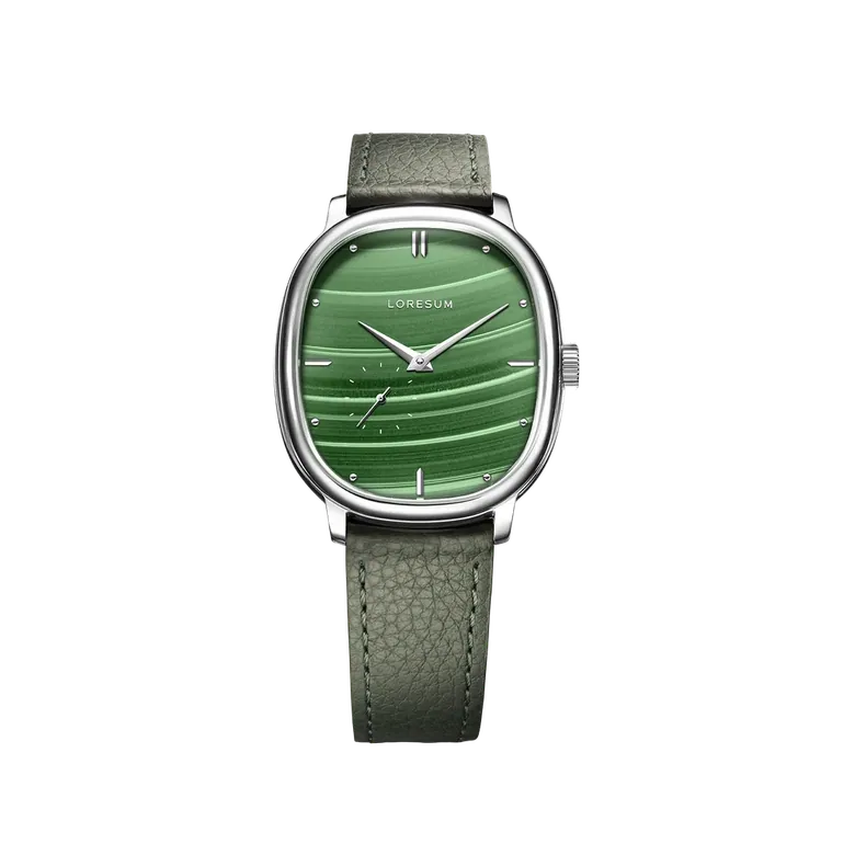 LS06 - Malachite - Stainless Steel