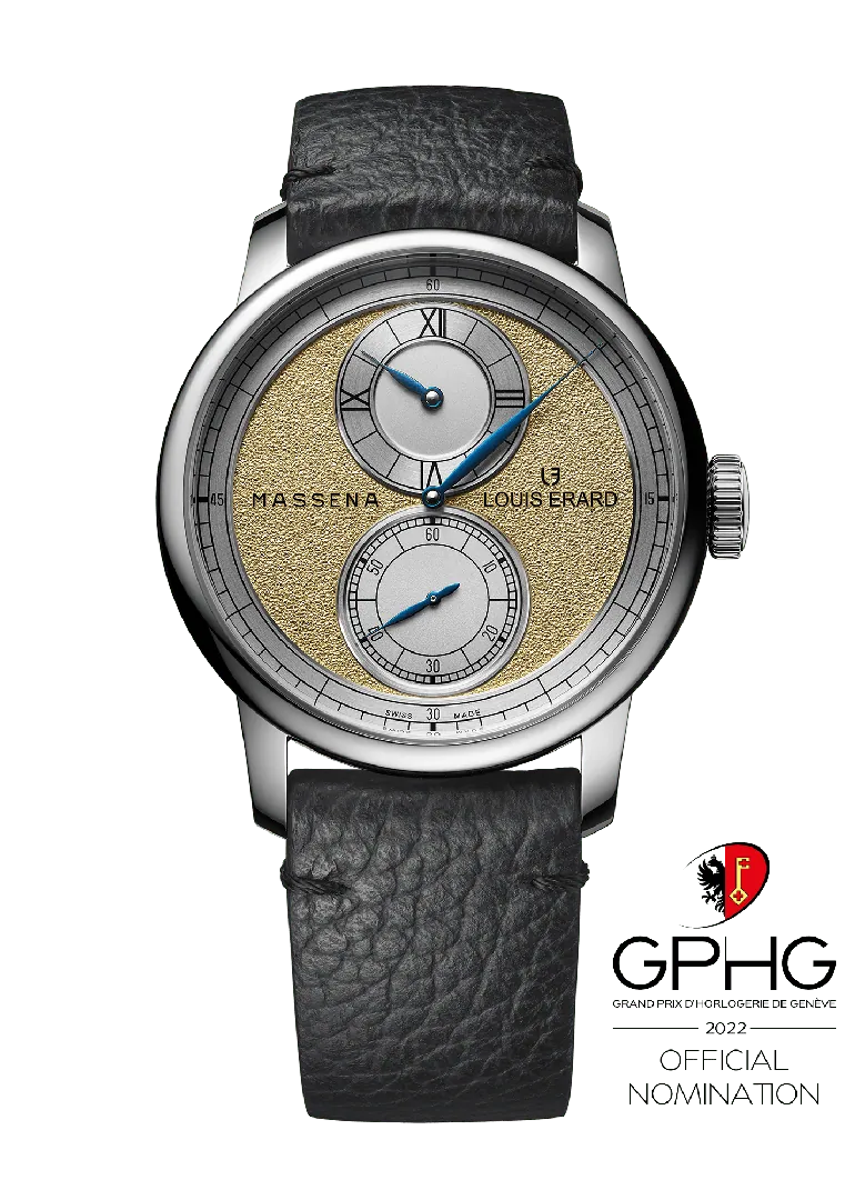 Le Régulateur Louis Erard x Massena LAB Gold