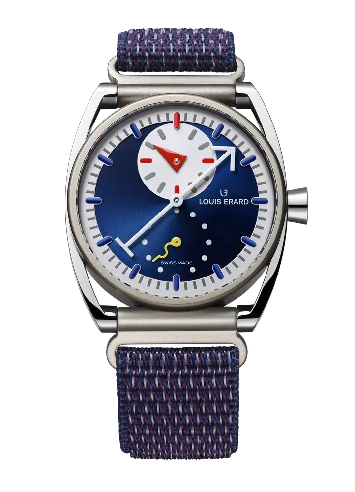 Le Régulateur Louis Erard x Alain Silberstein Blue - Hall of Fame