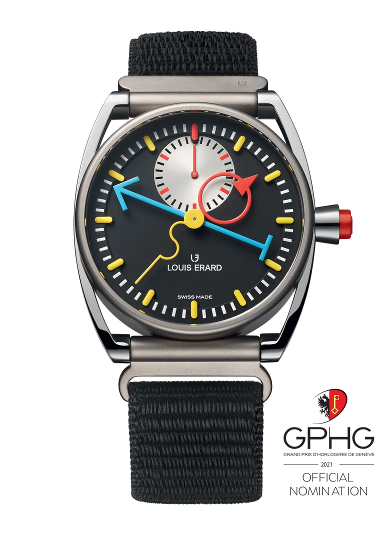 Le Chrono Monopoussoir Louis Erard x Alain Silberstein